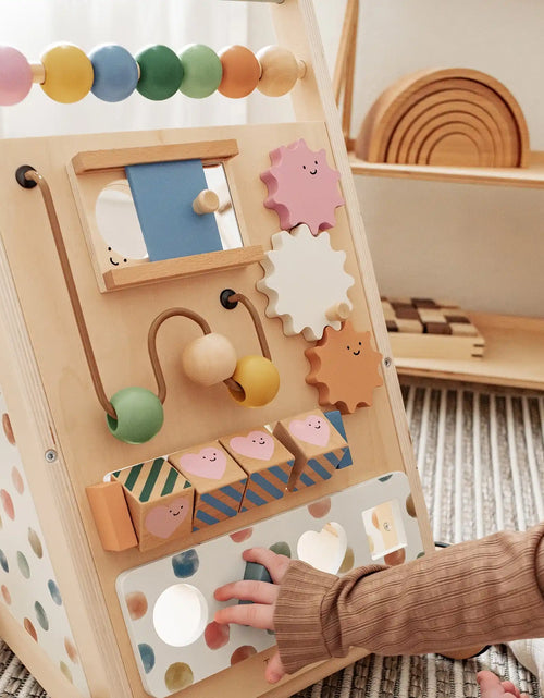 Load image into Gallery viewer, Tiny Land® Versatile Natural Wooden Baby Walker
