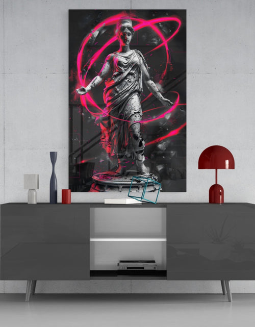 Load image into Gallery viewer, Neon Venus Glass Wall Art || Designer Collection
