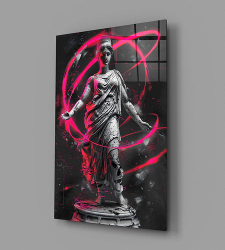 Neon Venus Glass Wall Art || Designer Collection