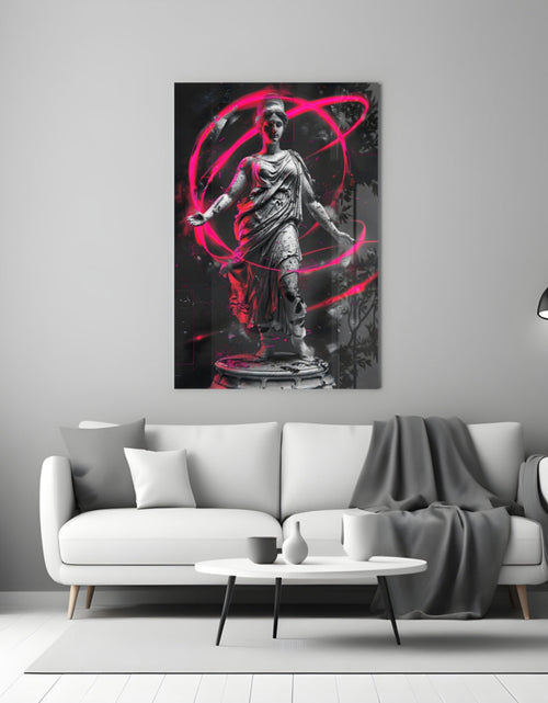 Load image into Gallery viewer, Neon Venus Glass Wall Art || Designer Collection

