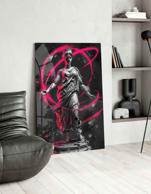 Load image into Gallery viewer, Neon Venus Glass Wall Art || Designer Collection
