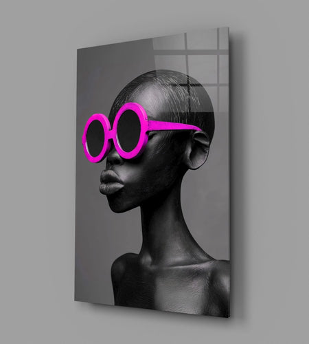 Faces of Colors Glass Wall Art || Designer Collection
