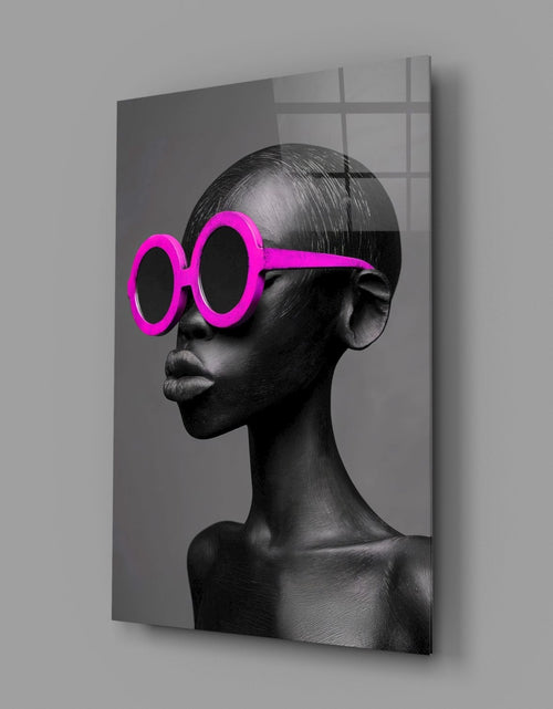 Load image into Gallery viewer, Faces of Colors Glass Wall Art || Designer Collection
