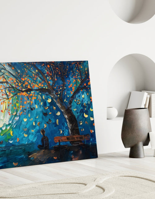 Load image into Gallery viewer, Solitude and Peace Glass Wall Art || Designer Collection
