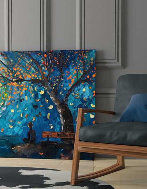 Load image into Gallery viewer, Solitude and Peace Glass Wall Art || Designer Collection
