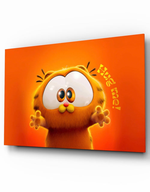 Load image into Gallery viewer, Cute Garfield Glass Wall Art || Designer Collection
