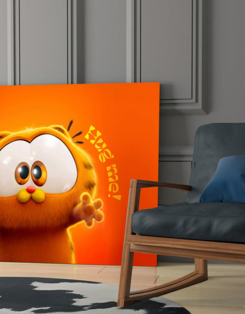 Load image into Gallery viewer, Cute Garfield Glass Wall Art || Designer Collection

