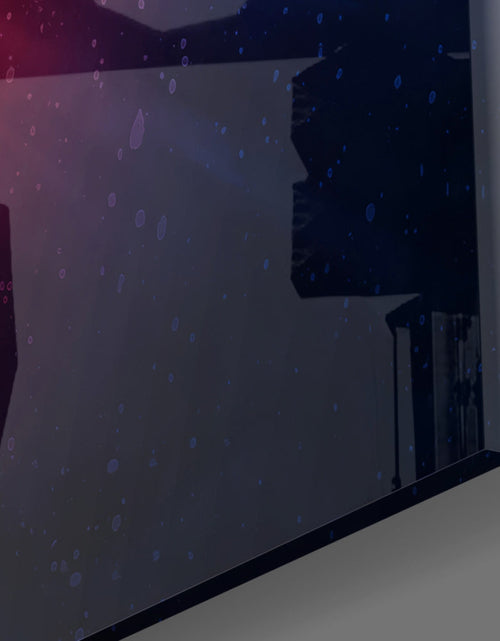 Load image into Gallery viewer, Detroit Pistons: Blue Light Glass Wall Art || Designer Collection
