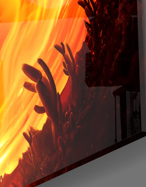 Load image into Gallery viewer, Devin Booker: Rise of the Flames Glass Wall Art || Designer Collection
