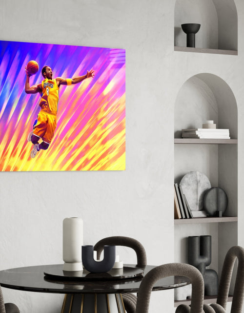 Load image into Gallery viewer, Kobe Bryant: Flight of Colors Glass Wall Art || Designer Collection
