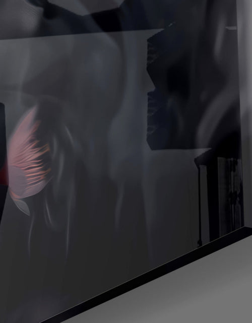 Load image into Gallery viewer, Lion of the Night Glass Wall Art || Designer Collection

