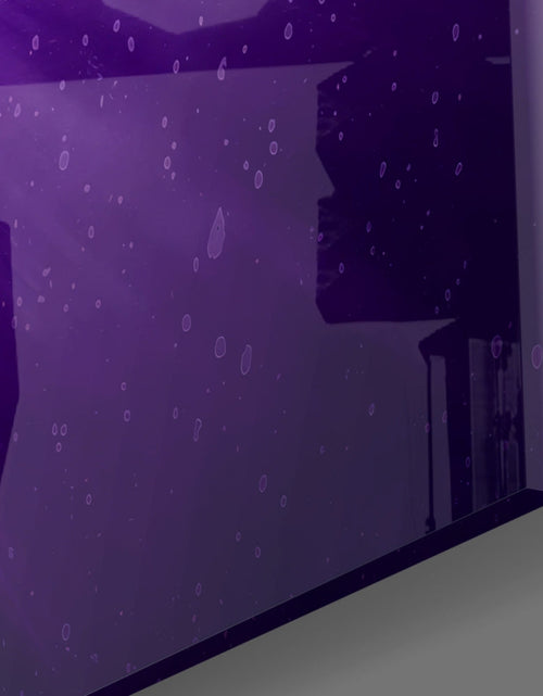 Load image into Gallery viewer, Los Angeles Lakers: Purple Flash  Glass Wall Art || Designer Collection
