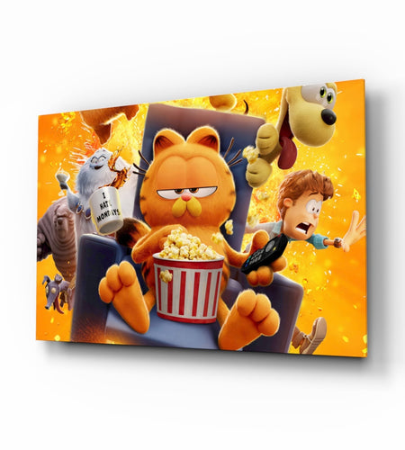 Garfield: Lazy Day Glass Wall Art || Designer Collection
