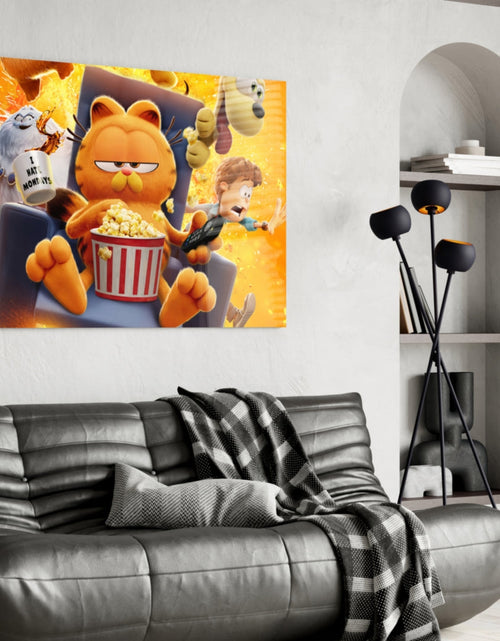 Load image into Gallery viewer, Garfield: Lazy Day Glass Wall Art || Designer Collection

