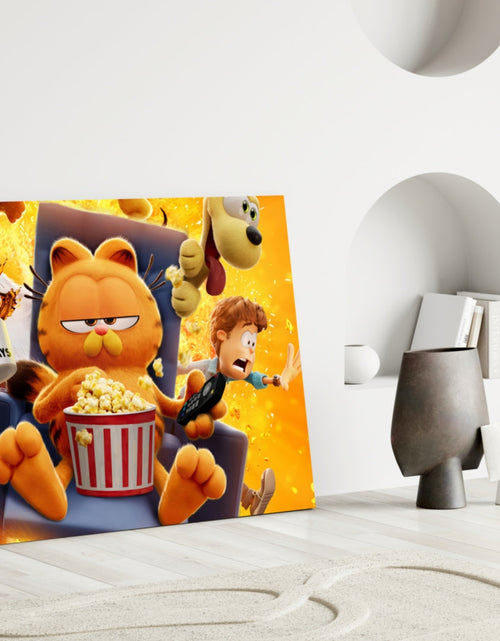 Load image into Gallery viewer, Garfield: Lazy Day Glass Wall Art || Designer Collection
