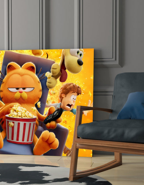 Load image into Gallery viewer, Garfield: Lazy Day Glass Wall Art || Designer Collection
