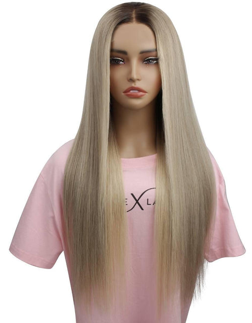 Load image into Gallery viewer, Tiffany Glueless 5x5 HD Lace Professionally Colored 100% Human Hair Closure Wig
