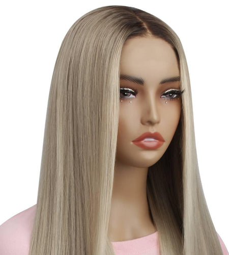 Tiffany Glueless 5x5 HD Lace Professionally Colored 100% Human Hair Closure Wig