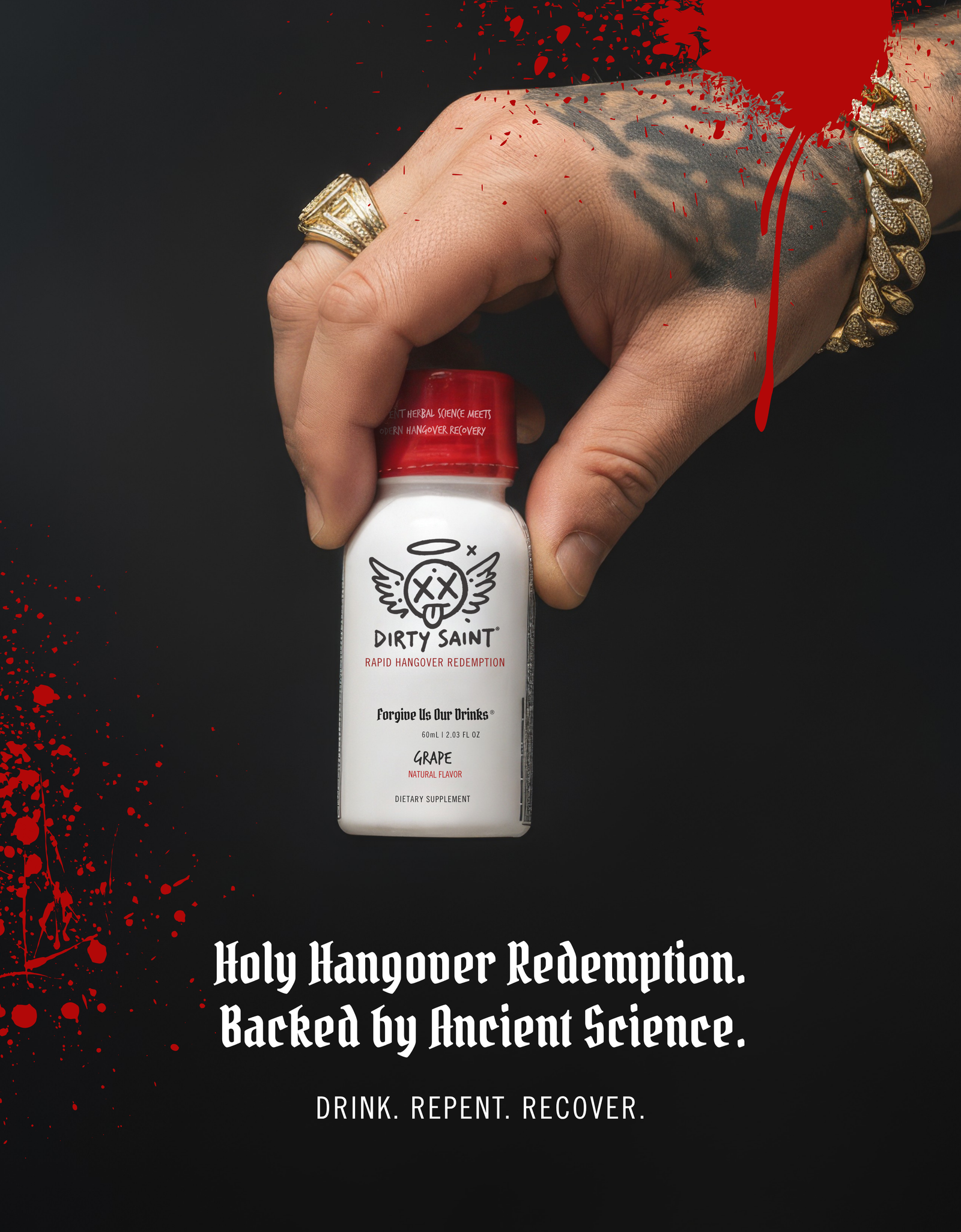 Rapid Hangover Recovery Shot in Natural Grape Flavor (Copy)