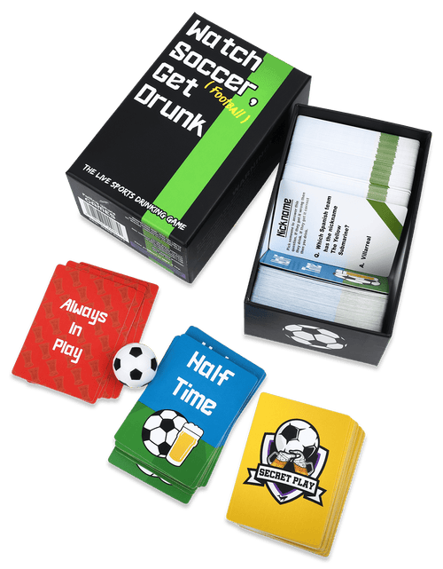 Load image into Gallery viewer, WATCH SOCCER, GET DRUNK - The Live Soccer Drinking Game
