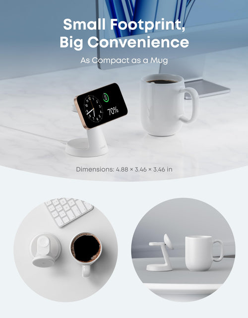 Load image into Gallery viewer, Anker MagGo Wireless Charging Station (3-in-1, Dock Stand)
