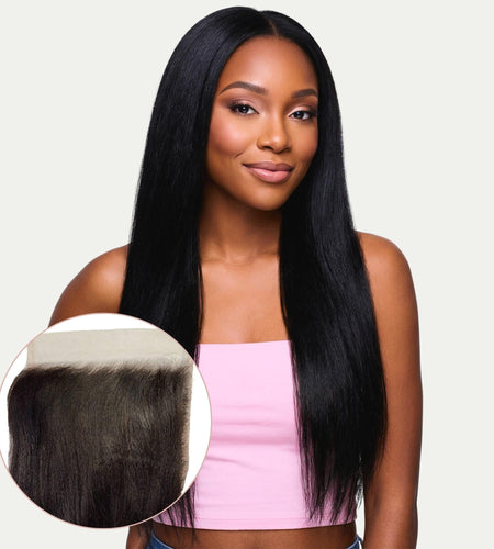 Yaki Straight 6x6 HD Lace Human Hair Closure