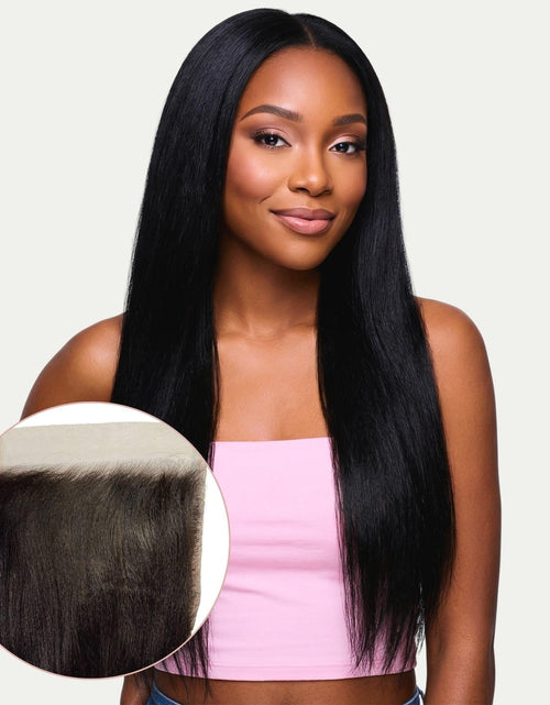 Load image into Gallery viewer, Yaki Straight 6x6 HD Lace Human Hair Closure
