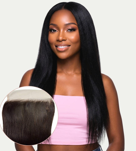 Yaki Straight 7x7 HD Lace Human Hair Closure