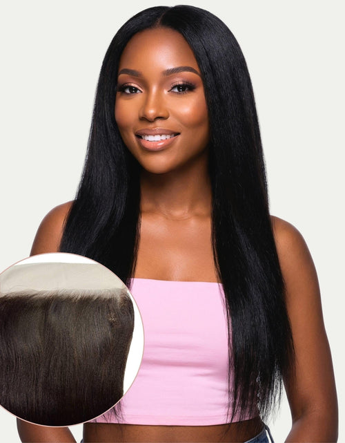 Load image into Gallery viewer, Yaki Straight 7x7 HD Lace Human Hair Closure
