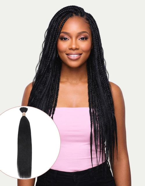 Load image into Gallery viewer, Yaki Straight Bulk 100% Human Braiding Hair
