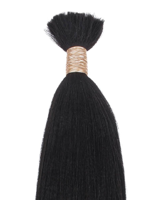 Load image into Gallery viewer, Yaki Straight Bulk 100% Human Braiding Hair
