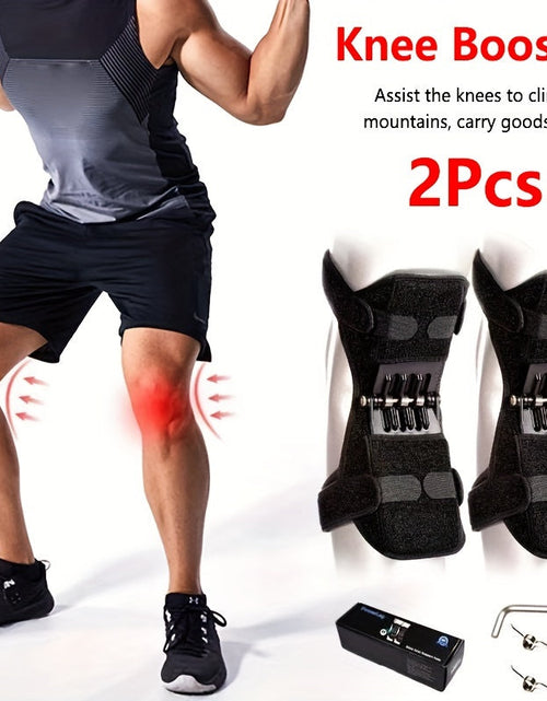 Load image into Gallery viewer, Adjustable Knee Support Brace with Dual Spring Stabilizers

