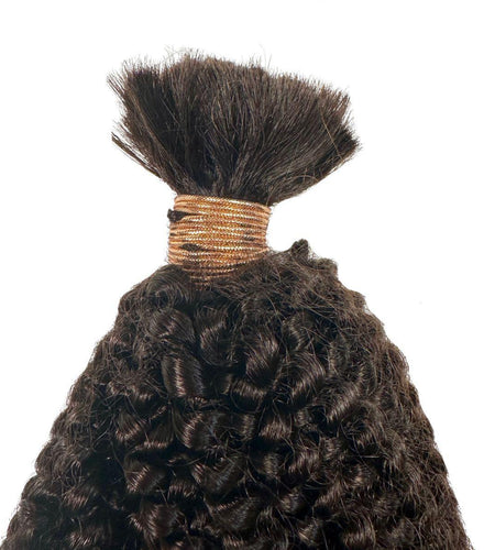Afro Kinky Bulk 100% Human Braiding Hair