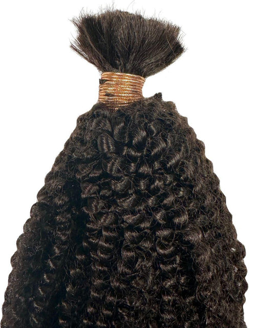 Load image into Gallery viewer, Afro Kinky Bulk 100% Human Braiding Hair
