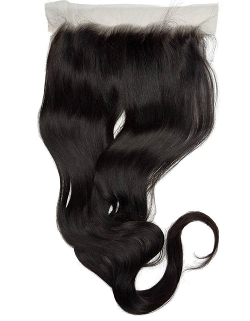 Load image into Gallery viewer, 40" Raw Straight 13x6 HD Lace Human Hair Frontal
