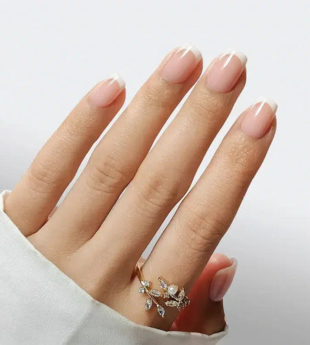 Classic French Square Nails - Press On Nails