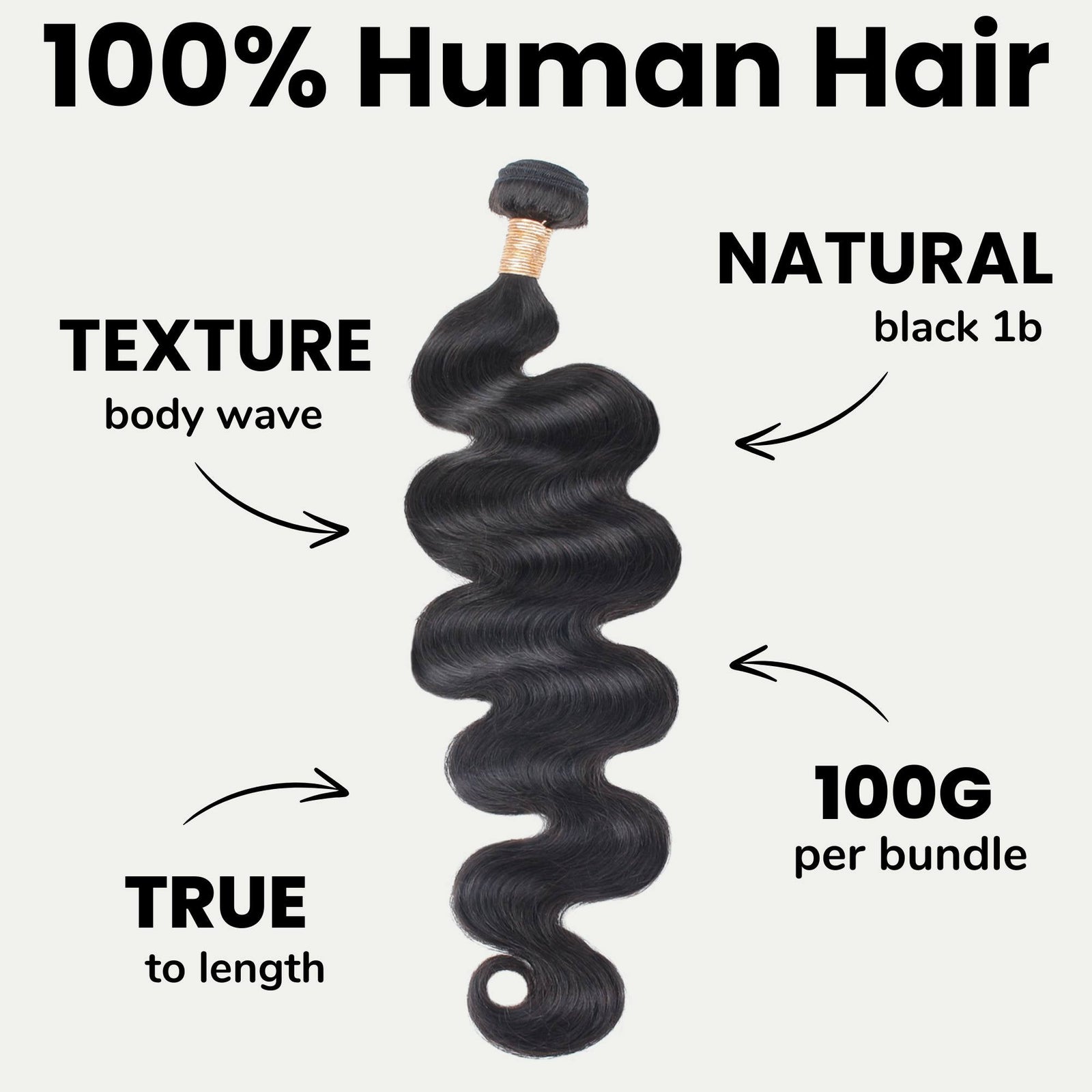 Brazilian Body Wave 100% Human Hair Bundles