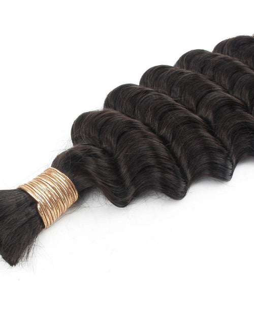 Load image into Gallery viewer, Deep Wave Bulk 100% Human Braiding Hair
