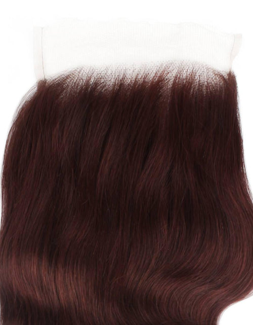 Load image into Gallery viewer, Burgundy Body Wave 5x5 HD Lace Human Hair Closure
