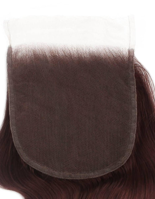 Load image into Gallery viewer, Burgundy Body Wave 5x5 HD Lace Human Hair Closure
