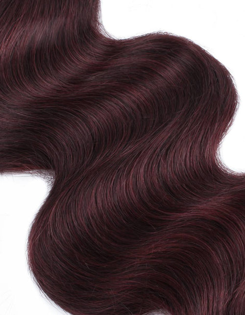 Load image into Gallery viewer, Burgundy Body Wave 100% Human Hair Bundles
