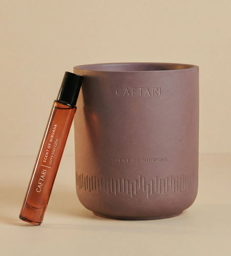 Scent of Nirvana Rollerball + Candle Bundle