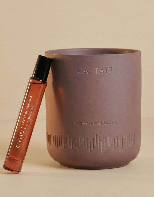 Load image into Gallery viewer, Scent of Nirvana Rollerball + Candle Bundle
