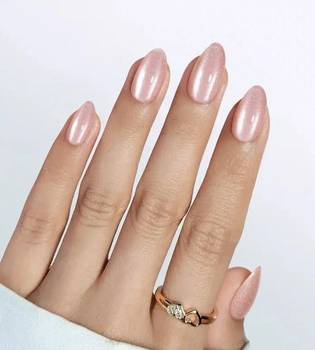 Aurora Cat Eye Almond Nails - Press On Nails
