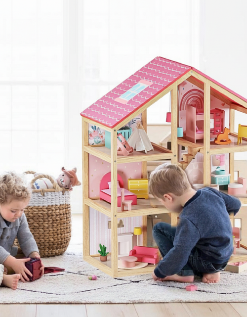 Load image into Gallery viewer, Tiny Land® Sweetwood Love Dollhouse without Dolls
