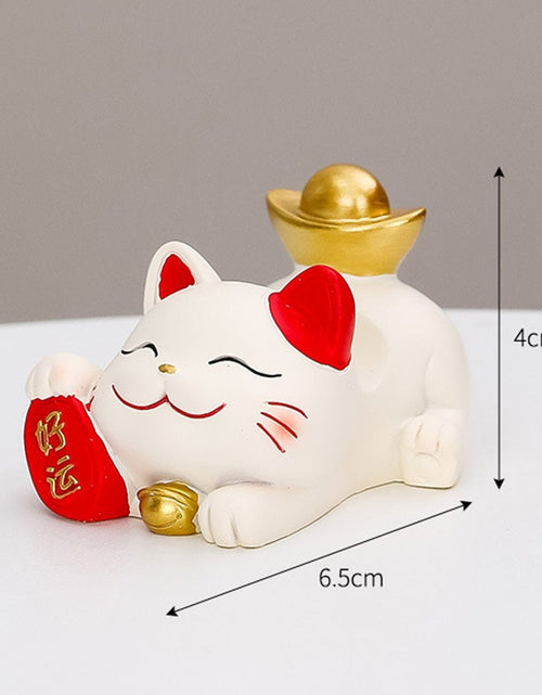 Load image into Gallery viewer, Fortune Cat Phone Stand – Cute Japanese Maneki Neko Decor Gift
