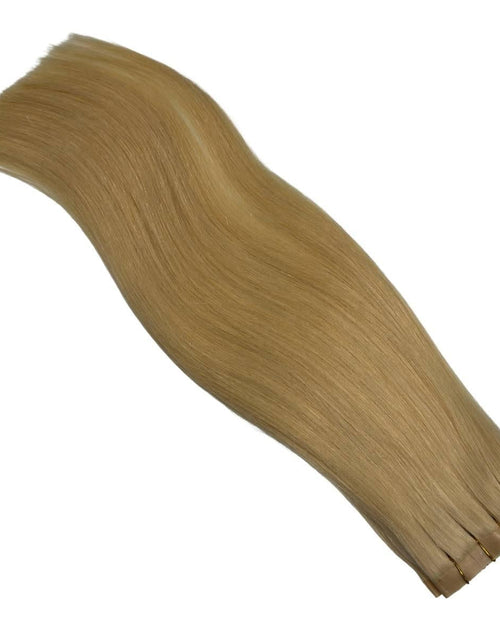 Load image into Gallery viewer, Raw Blonde Straight Seamless Clip-In 100% Human Hair Extensions
