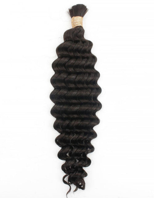 Load image into Gallery viewer, Deep Wave Bulk 100% Human Braiding Hair
