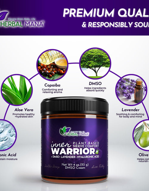 Load image into Gallery viewer, DMSO Cream for Nerve Pain Relief &amp; Sleep | Inner Warrior
