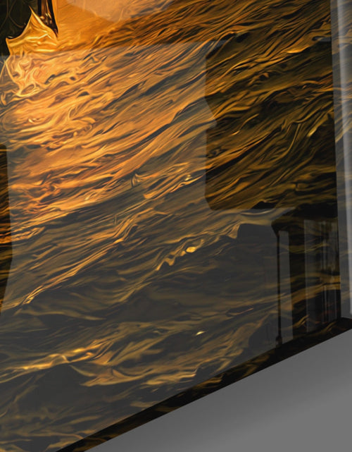 Load image into Gallery viewer, Red Storm Glass Wall Art  || Designer Collection
